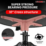 Super stable drum throne with a cross-hair like structure, reinforced legs, and anti-slip rubber feet for maximum support.