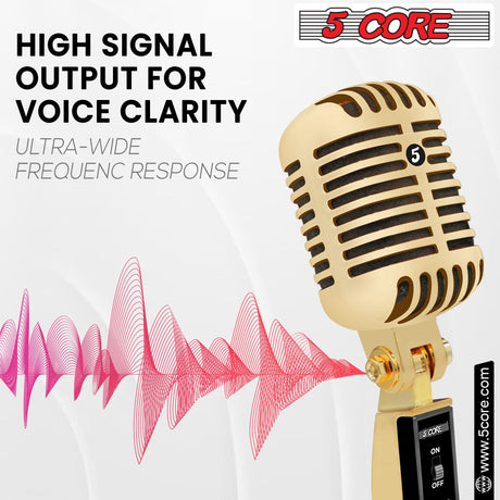 Unidirectional singing microphone with clear audio pickup and sleek design, ideal for vocals and live performances