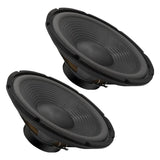 5 Core 2pcs 12 Inch Subwoofer Speaker 1200W Peak 8 Ohm DJ Replacement Bass Sub Woofer 23 Oz Magnet