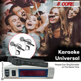 5 Core Wireless Microphone VHF Set Karaoke Singing Mic System Cordless Handheld Microfono Inalambrico