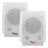 5Core Outdoor Speakers Stereo In Wall 100W Peak Passive Home Audio System