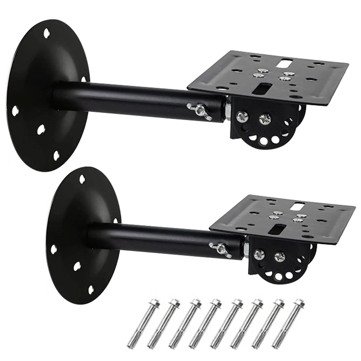 5Core Adjustable Speaker Wall Mount Rotatable Angle Universal Large Bookshelf Mounting Bracket