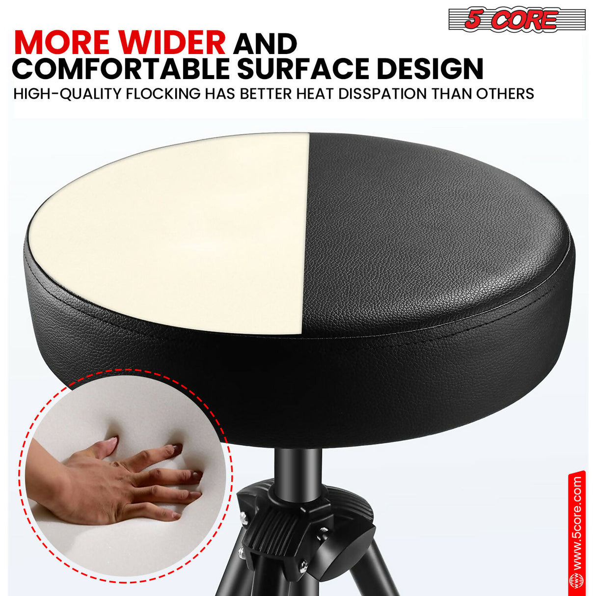 Heavy Duty Drum Stool Musician Seat for Adults And Kids