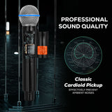 Cardioid microphone for clear and focused sound capture