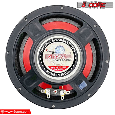 5 Core 6 Inch Subwoofer Speaker 2PCS Replacement Woofer 300W Peak Pro Audio Component Car Sub Woofer