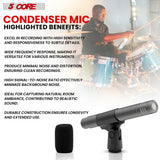 5Core Dynamic Instrument Microphone Professional XLR Cardioid Pencil Stick Condenser Mic