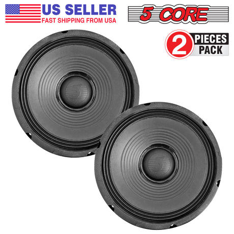 5 Core 12" PA DJ subwoofer 2 Pack| 1550W Max Power Bass Surround Sound Premium Stereo Subwoofer | DJ Speaker- 8 Ohm, 155MM Magnet, 1 Inch Voice Coil -FR 12155 2PCS