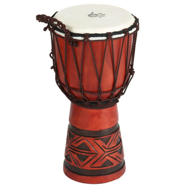 X8 Celtic Labyrinth Backpacker Djembe Drum with FREE Mini Djembe & Tote Bag