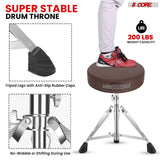 Discover our durable music stool for drums which built to support a weight capacity of up to 200 lbs