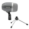 5Core Tom Snare Mic Cardioid Dynamic Microphone for Drum Kit Percussion Instrument GREY