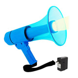 5 Core Megaphone Bullhorn Speaker 50W Waterproof Bull Horn w LED Light Battery Power Cheer Megafono 800 Feet Range Loudspeaker