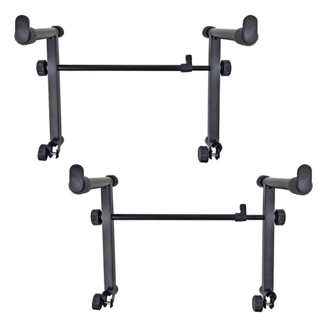 5 Core 2 tier Keyboard Stand Extension Adapter Adjustable Width 2nd Tier for X-Style Piano Stand KS 2T