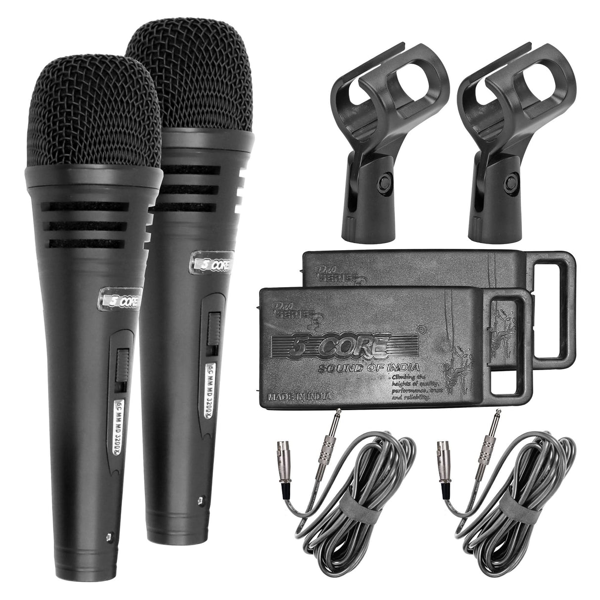 5Core XLR Microphone Dynamic Mic Karaoke Singing Studio Microfono Handheld Mics