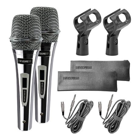 5Core XLR Microphone Dynamic Mic Karaoke Singing Studio Microfono Handheld Mics