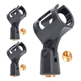 5 Core 3 Pieces Black Universal Nut Adapter Microphone Clip Clamp Holder For All Mic stand MC 01 3PCS