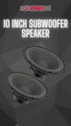 5Core 10 inch Subwoofer Speaker 600W Peak 4Ohm Car Replacement Sub Woofers