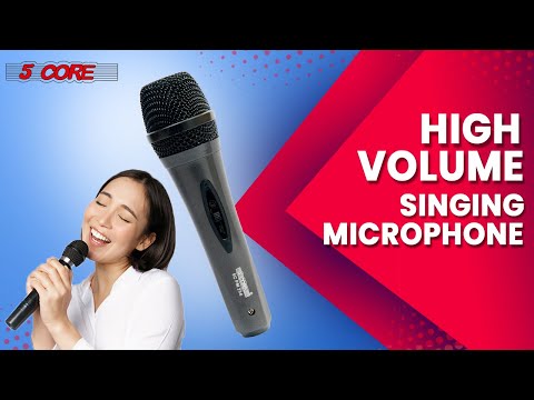 5Core XLR Microphone Dynamic Mic Karaoke Singing Studio Mics Handheld Microfono