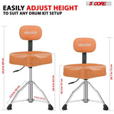 Height adjustable design Drum stool for drummers