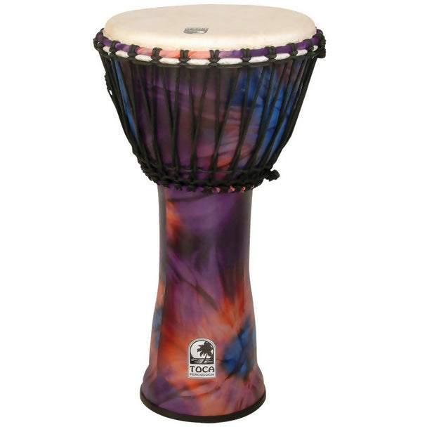 Toca Freestyle Djembe, Woodstock Purple, 12" Head x 24" Tall