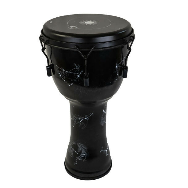 X8 Drums Zodiac Constellation Mechanically Tuned Djembe, 12 in.