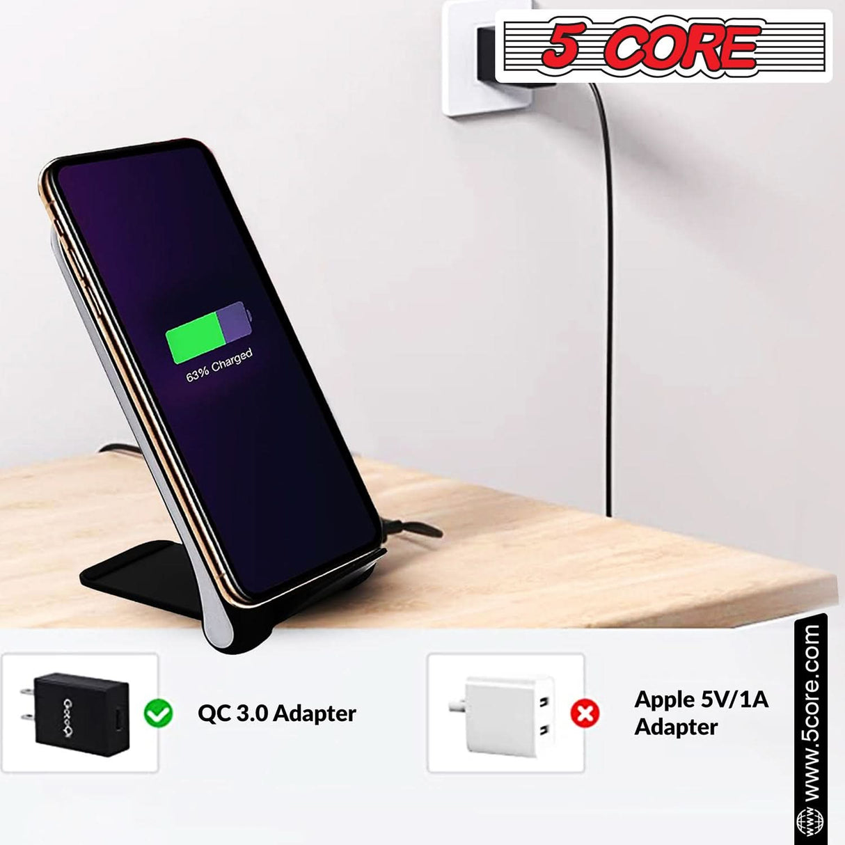 Wireless charging station with multiple ports, offering convenient and efficient charging for various devices simultaneously