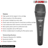 5 Core Professional Microphone Audio Dynamic Cardiod Karaoke Singing Wired Mic Music Recording Karoke Microphone PM 222