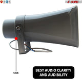 5 Core 2 Pieces PA Power Horn Indoor Outdoor Waterproof Speaker Driver ABS Siren 200W PMPO TRI SIREN 2Pcs