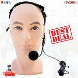 5 Core 3.5mm Head-Mounted Wired headset microphone Condenser Headworn Microphone with MIC