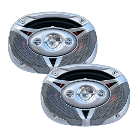 5 Core Car Speakers 3 Way 1200 Watts PMPO Full Rangecar audio speakers sold in Pair, Premium Quality 6x9 speakers CS 6996 1 Pair