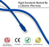 40 FT High Speed 26AWG LAN Network with Gold Plated RJ45 Connector
