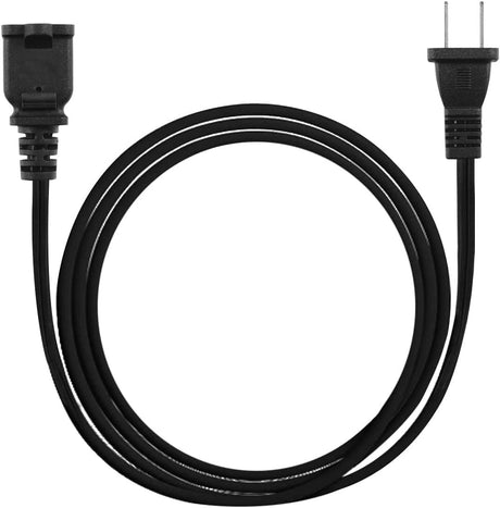 Outlet Extension Cable Cord US AC 2-Prong
